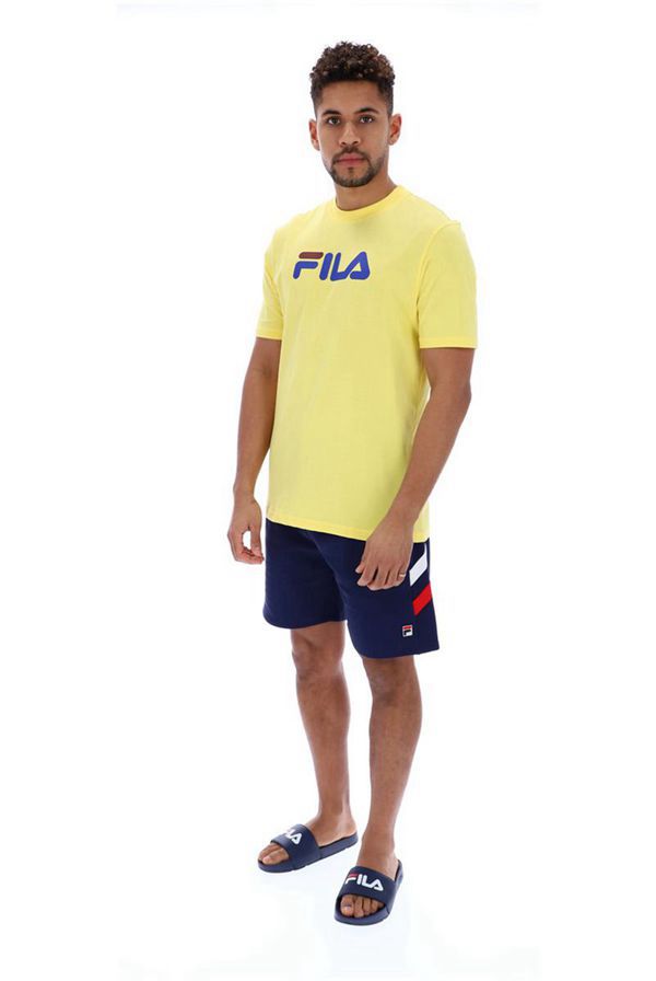 Fila Eagle Men's T-Shirts - Gold,NZ 475-86091